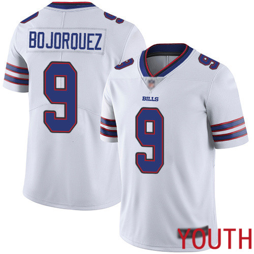 Youth Buffalo Bills #9 Corey Bojorquez White Vapor Untouchable Limited Player NFL Jersey->buffalo bills->NFL Jersey